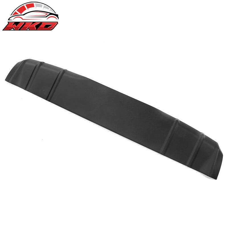 Fits 22-26 Honda Civic 11th Gen MD Style PP Rear Bumper Diffuser Lip Matte Black
