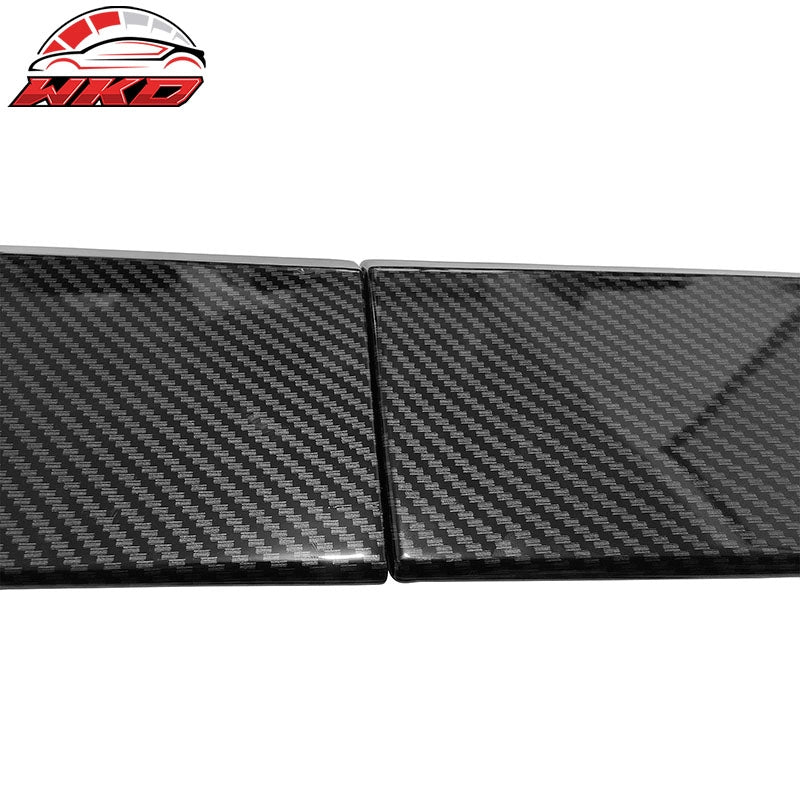 Fits 22-26 Honda Civic 11th Gen Side Skirts Rocker Panel Carbon Fiber Print - PP