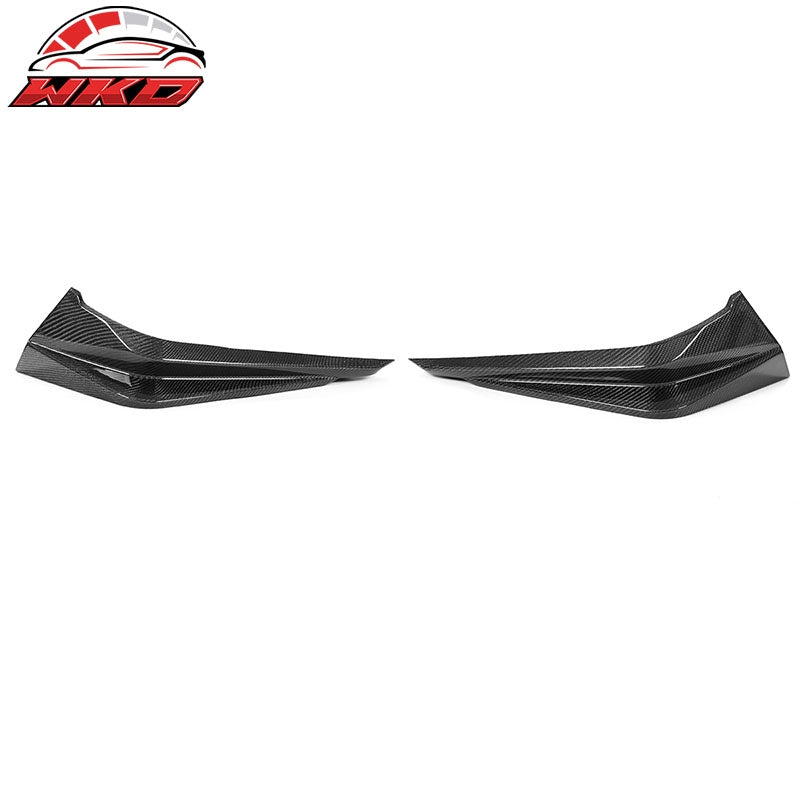 Wholesale 22-24 Honda Civic 11th Gent HPD Style 2PCS Front Bumper Lip CF Carbon Fiber