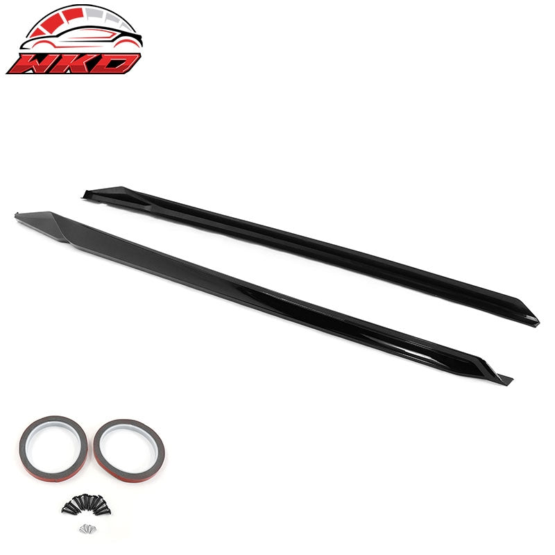 Fits 22-26 Honda Civic 11th HPD Style Side Skirts Extension Gloss Black