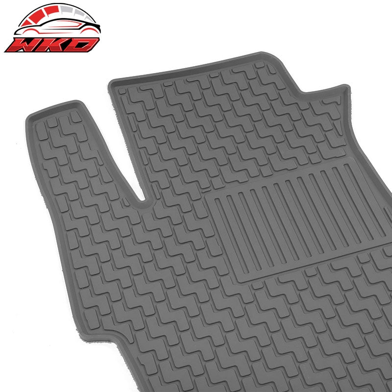 Fits 12-15 Honda Civic 4DR Latex Floor Mats Gray All Weather Car Carpets Liner