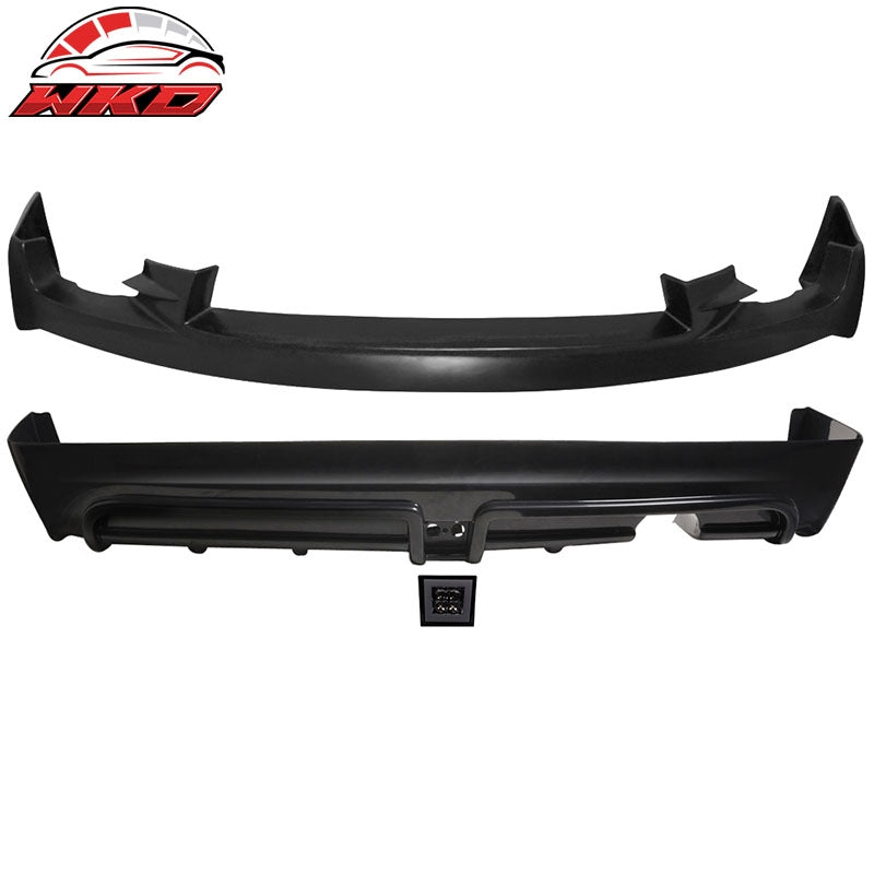 Wholesale 09-11 Civic 4Door PU Mugen Front & PP Rear Bumper Lip & Smoke Brake Lamp - Wikond Auto
