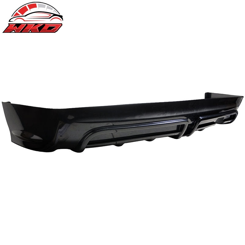 Fits 06-11 Civic 4Dr Rear Bumper Lip w/ Smoke LED 3RD Brake Light + Muffler Tip