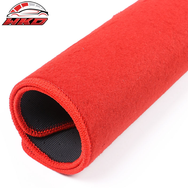 Fits 06-11 Honda Civic 8th Red Nylon Floor Mats Liner 1st 2nd Row Carpets Cover