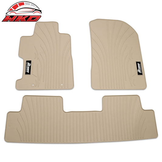 Wholesale 06-11 Honda Civic 8th Gen Beige Latex Rubber Floor Mat Custom Fit Carpet 3PC
