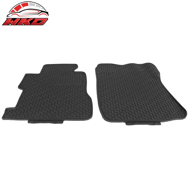 Fits 06-11 Honda Civic 8th Heavy Duty Black Latex Floor Mats Front Rear Carpets