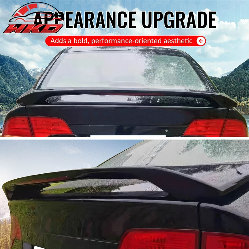 Fits 06-11 Honda Civic 8th Sedan OE Style Trunk Spoiler W/LED Light Gloss Black