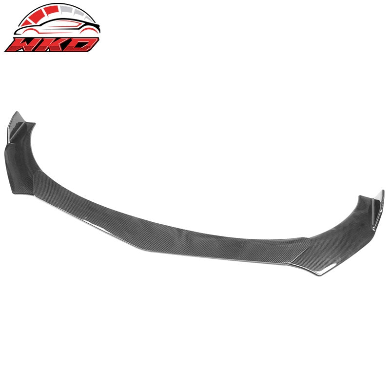 Fits Honda Civic 66"-71" B Style Front Bumper Lip Carbon Fiber Print + Strut Rod