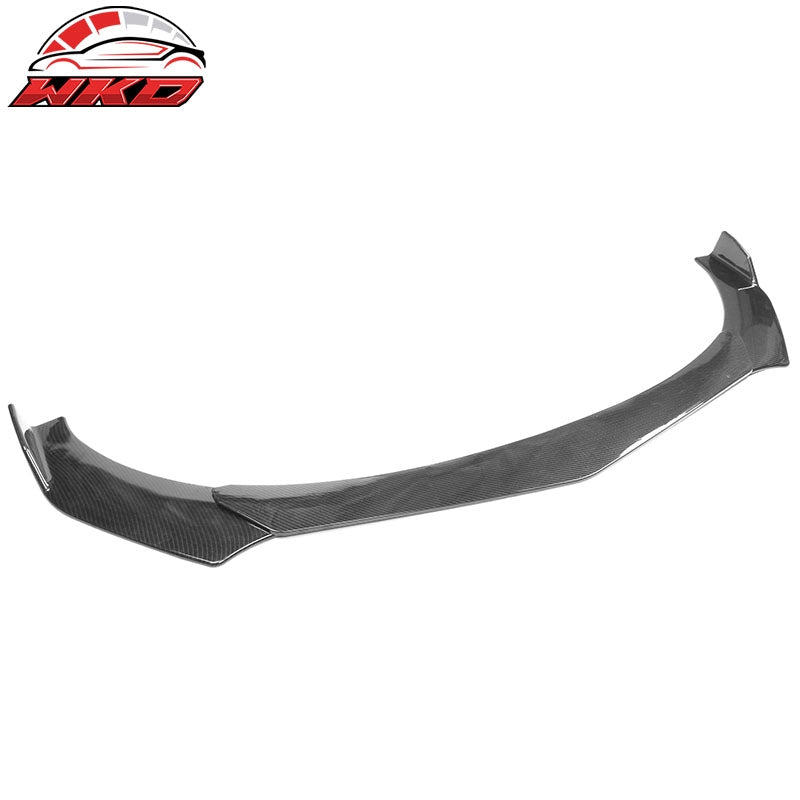 Fits Honda Civic 66"-71" B Style Front Bumper Lip Carbon Fiber Print + Strut Rod