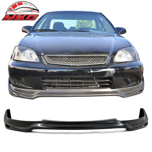 Wholesale 99-00 Honda Civic EJ EK EM JUN Style Front Bumper Lip Spoiler Unpainted PU