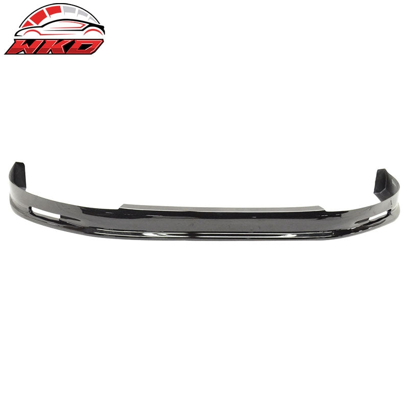 Fits 99-00 Honda Civic EK Mugen Front Bumper Lip PU Painted Black