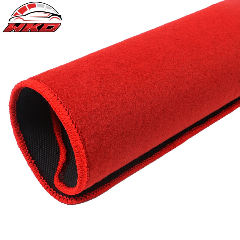 Fits 96-00 Honda Civic Car Auto Floor Mats Liner Front Rear Nylon Red Carpet 4PC