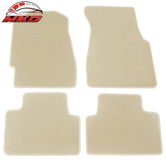 Wholesale 92-95 Honda Civic Beige Floor Mats Liner Nylon 1st 2nd Row Carpets 4PC