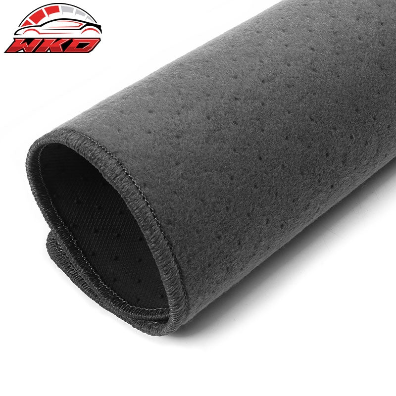 Fits 16-21 Honda Civic 4-Door 4PCS Front Rear Floor Mats Liner Nylon Grey Carpet