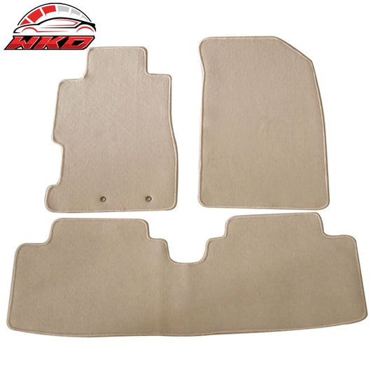 Wholesale  01-05 Honda Civic 3PCS Floor Mats Carpets Front & Rear Beige Nylon