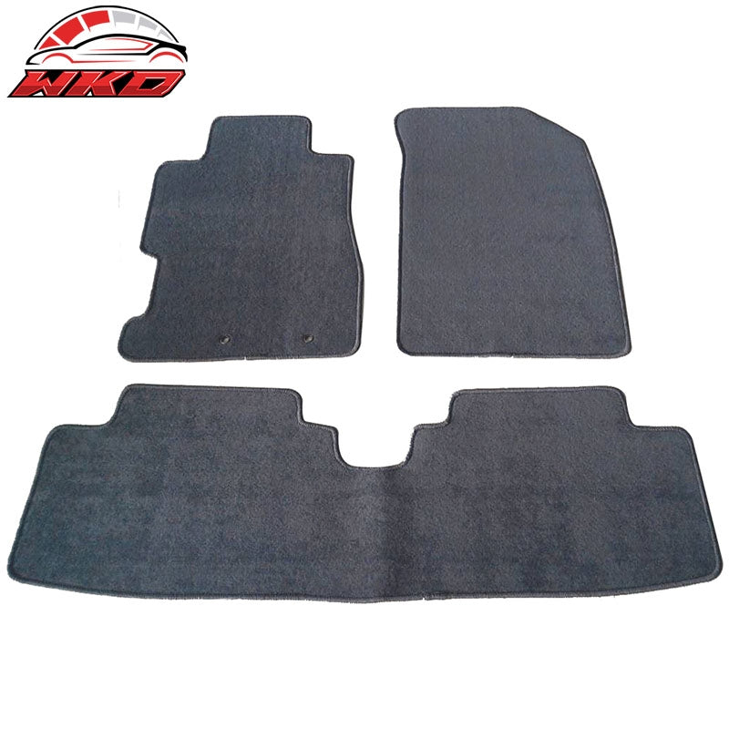Wholesale 01-05 Honda Civic Floor Mats Front & Rear Gray 3PCS - Nylon