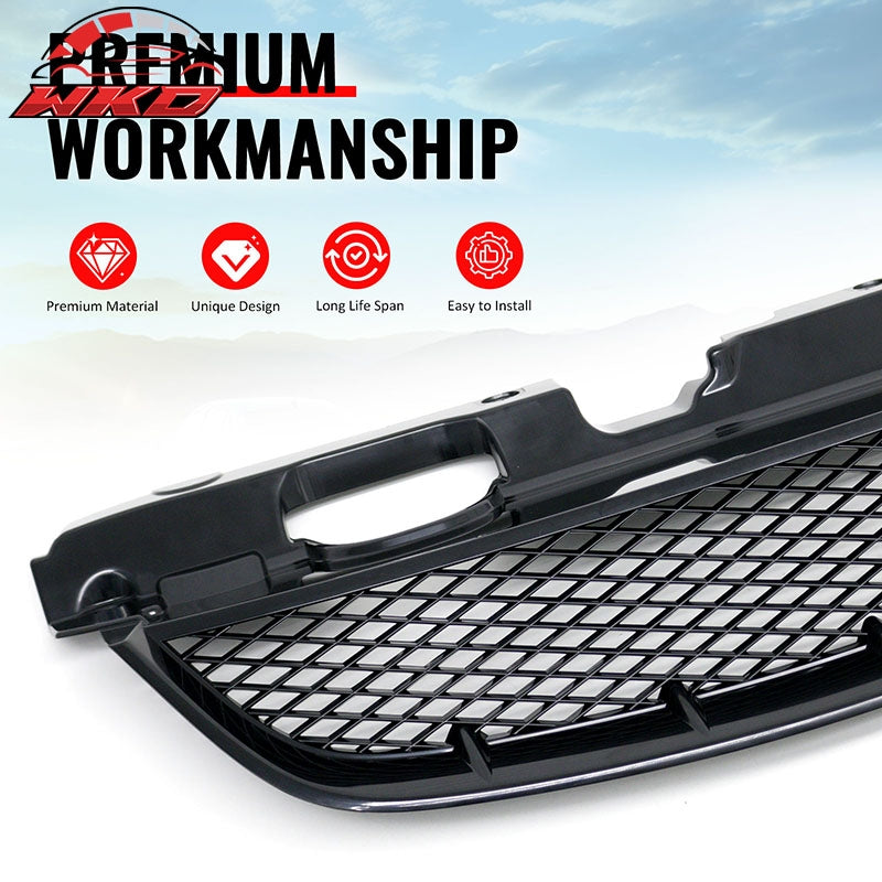 Wholesale 04-05 Honda Civic Front Bumper Hood Grille Mesh Upper Grill Assembly Kit - Wikond Auto