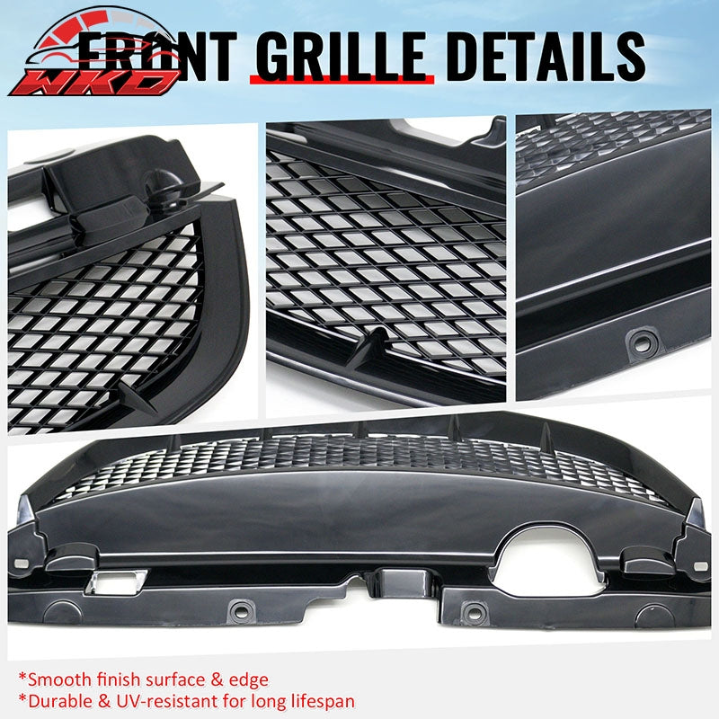 Wholesale 04-05 Honda Civic Front Bumper Hood Grille Mesh Upper Grill Assembly Kit - Wikond Auto
