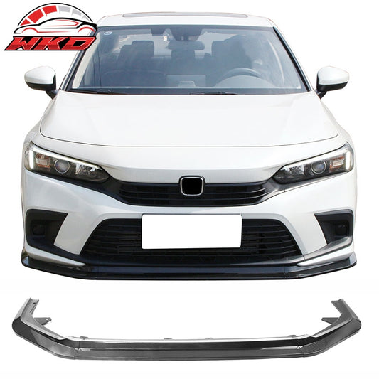 Wholesale 22-24 Honda Civic Front Bumper Lip RS Style 3PC Carbon Fiber Print PP Kit