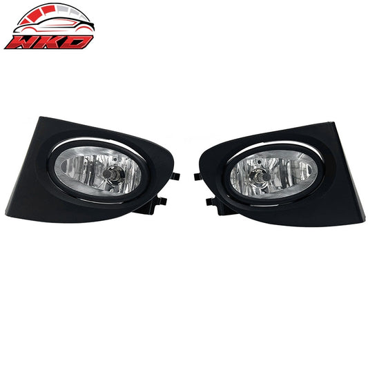 Wholesale 02-05 Honda Civic Hatchback Front Bumper Fog Lights Clear Lens Lamps Pair