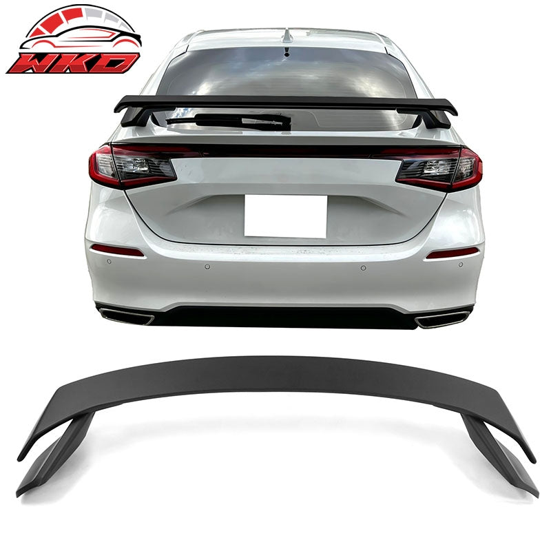Wholesale 22-26 Honda Civic Hatchback HPD Style Rear Trunk Spoiler Wing Matte Black