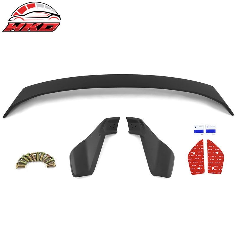 Fits 22-26 Honda Civic Hatchback HPD Style Rear Trunk Spoiler Wing Matte Black