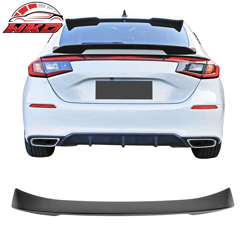 Wholesale 22-26 Honda Civic Hatchback Mugen Style Rear Trunk Spoiler ABS Matte Black