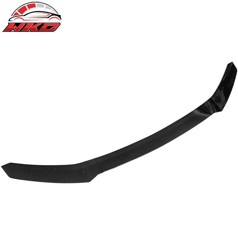 Fits 17-21 Honda Civic Hatchback & Si HFP Style Gloss Black Front Bumper Lip 3PC