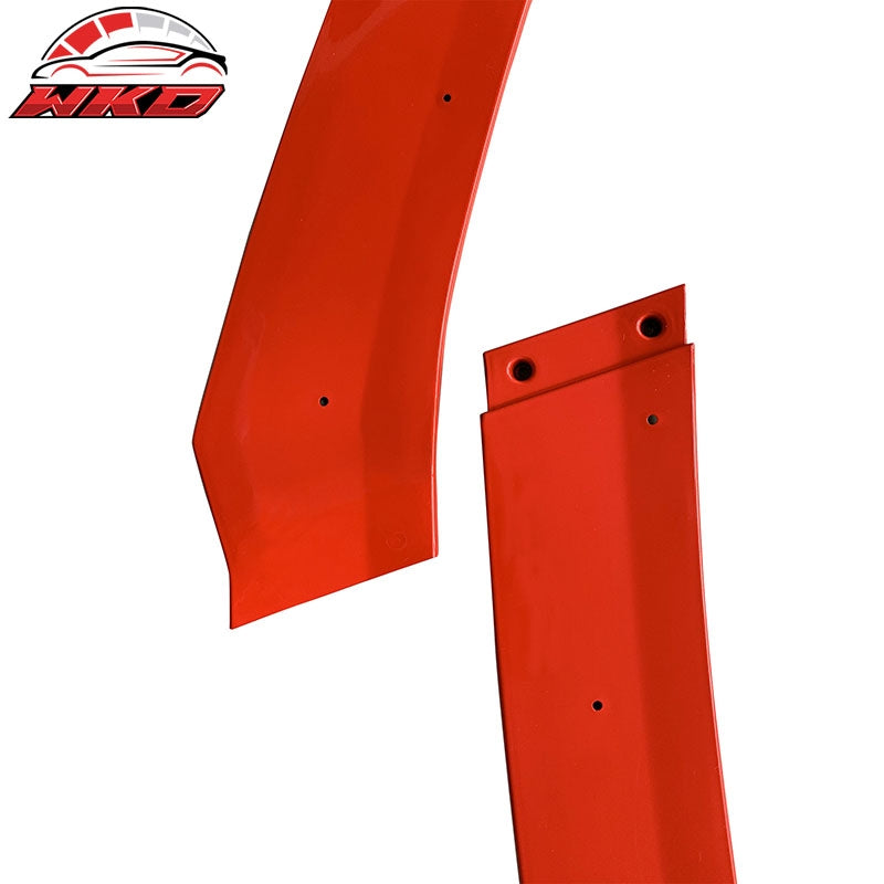 Fits 17-21 Honda Civic Hatchback & Si HFP Style Front Bumper Lip Spoiler PP 3PCS