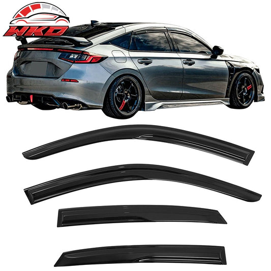 Wholesale 22-26 Honda Civic Hatchback Window Visors Mugen Style Rain Guard Deflector - Wikond Auto