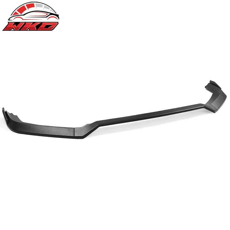 Fits 19-21 Honda Civic IKON V2 Style Front Bumper Lip Splitter Matte Black PP