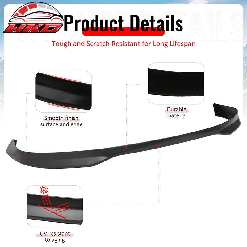 Fits 96-98 Honda Civic JDM Type R Style Front Bumper Lip Spoiler Unpainted PP