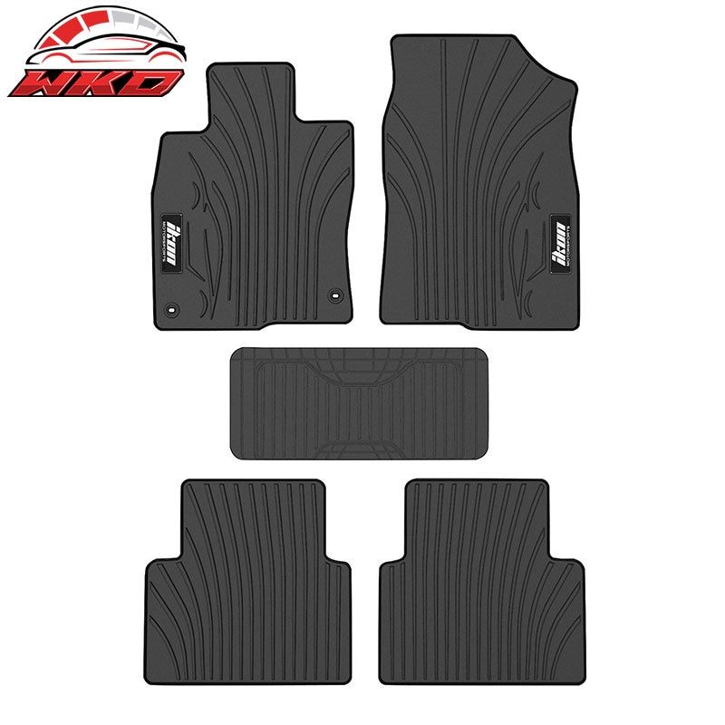 Wholesale 16-21 Honda Civic Latex Car Floor Mats Liner All Weather Black Carpets 5PC