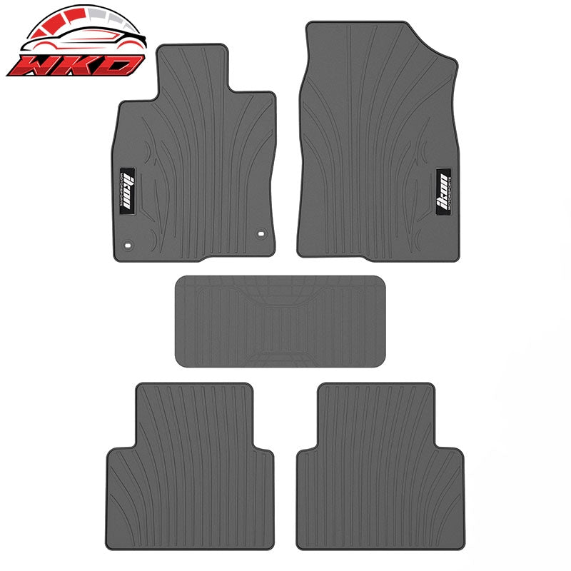Wholesale 16-21 Honda Civic Latex Car Floor Mats Liner All Weather Gray Carpets 5PC