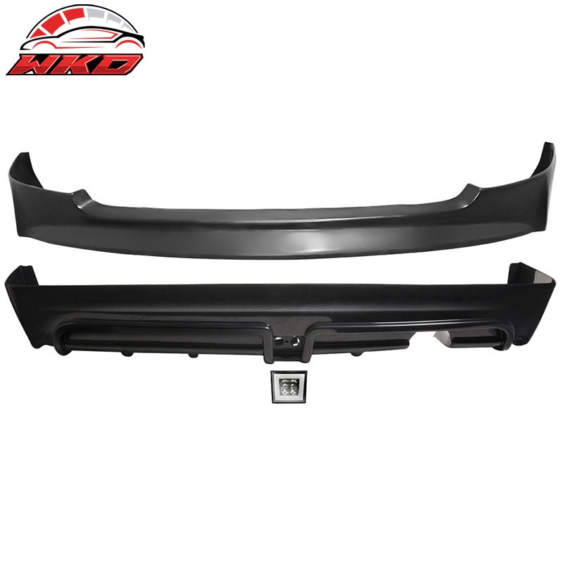 Wholesale 06-08 Honda Civic MUG Style Front Lip Rear Lip w/ Clear 3rd Brake Light