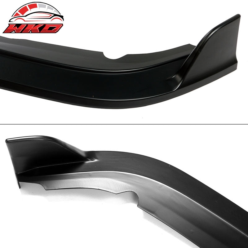 Fits 19-21 Honda Civic Matte Black Front Bumper Lip Spoiler 3PC Chin Splitter PP