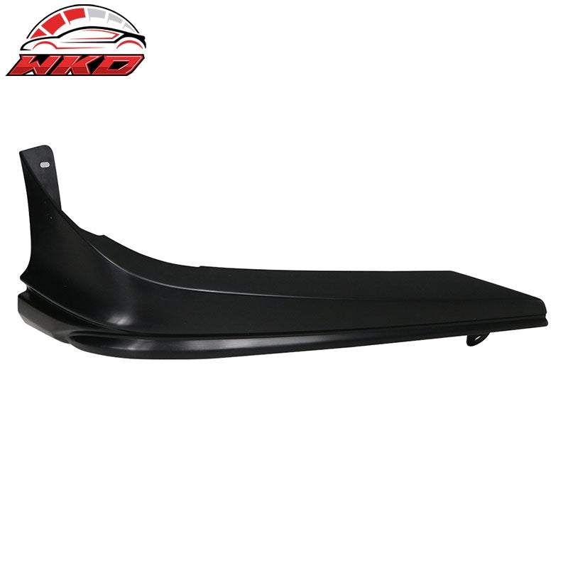 Fits 19-21 Honda Civic Modulo Style Front Bumper Lip Side Apron Unpainted PP 2PC