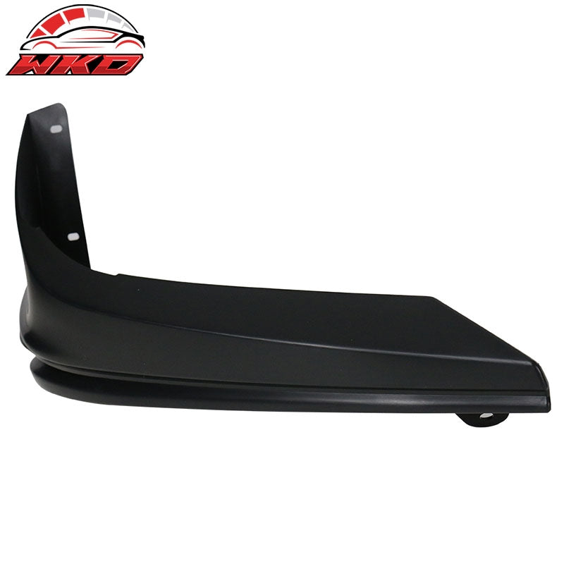 Fits 19-21 Honda Civic Modulo Style Front Bumper Lip Side Apron Unpainted PP 2PC