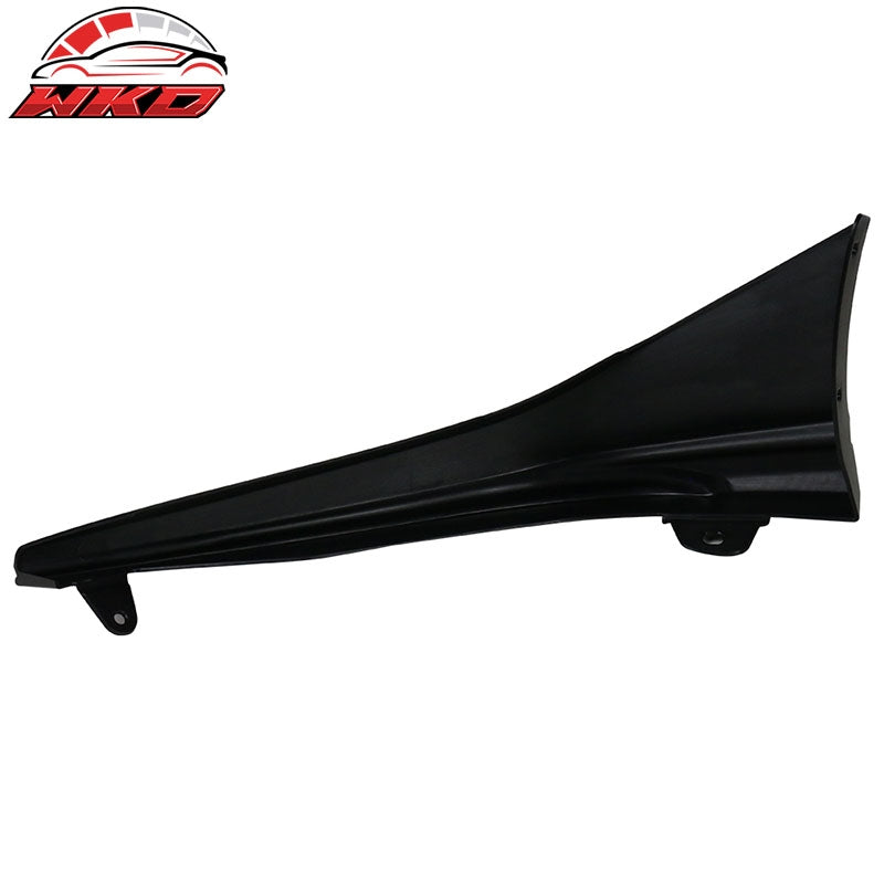 Fits 19-21 Honda Civic Modulo Style Front Bumper Lip Side Apron Unpainted PP 2PC