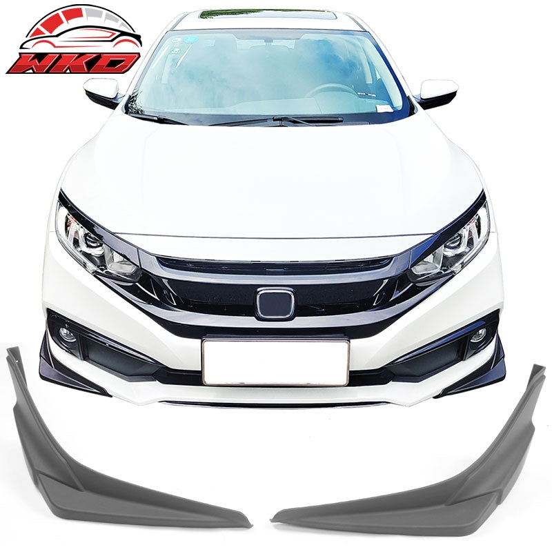Wholesale 19-21 Honda Civic Modulo Style Front Bumper Lip Side Splitter Matte Black