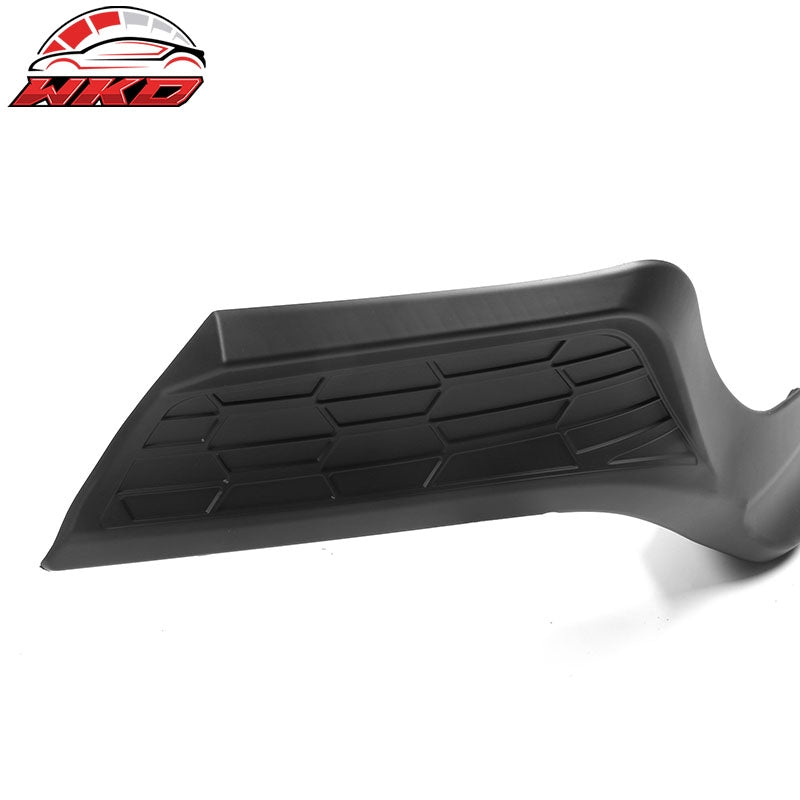 Fits 22-26 Honda Civic Sedan 4Dr MD Style 2PCS Rear Bumper Aprons PP Matte Black