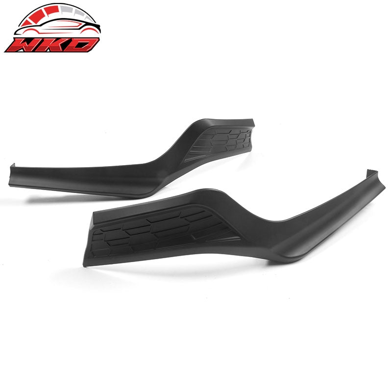 Fits 22-26 Honda Civic Sedan 4Dr MD Style 2PCS Rear Bumper Aprons PP Matte Black
