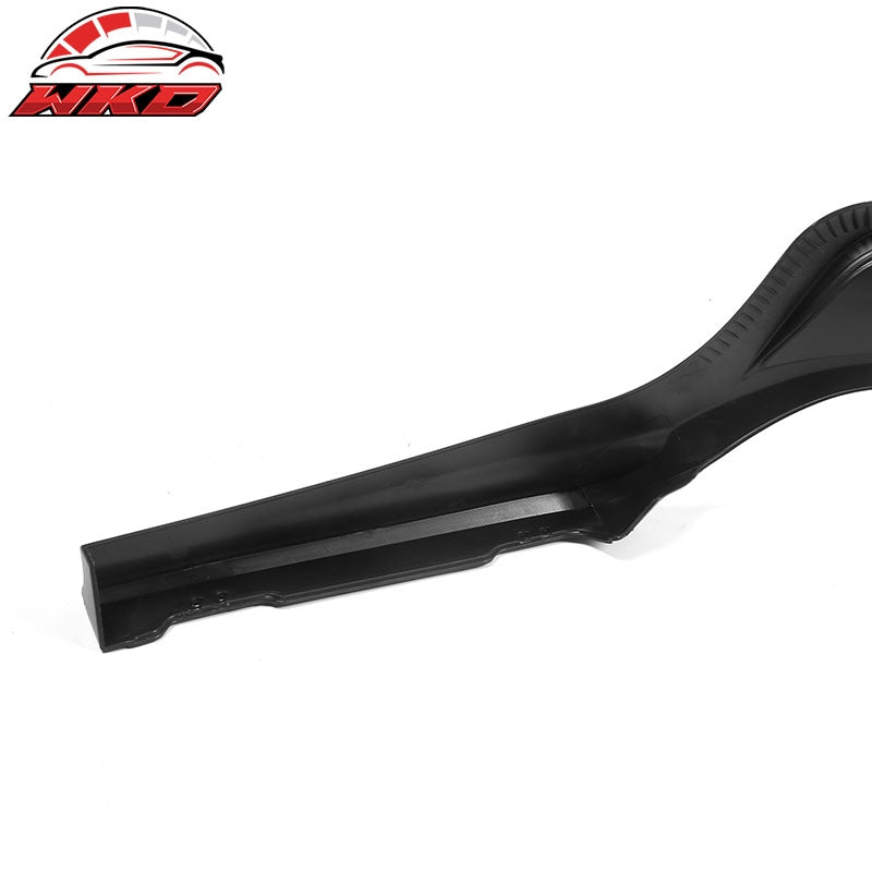 Fits 22-26 Honda Civic Sedan 4Dr MD Style 2PCS Rear Bumper Aprons PP Matte Black