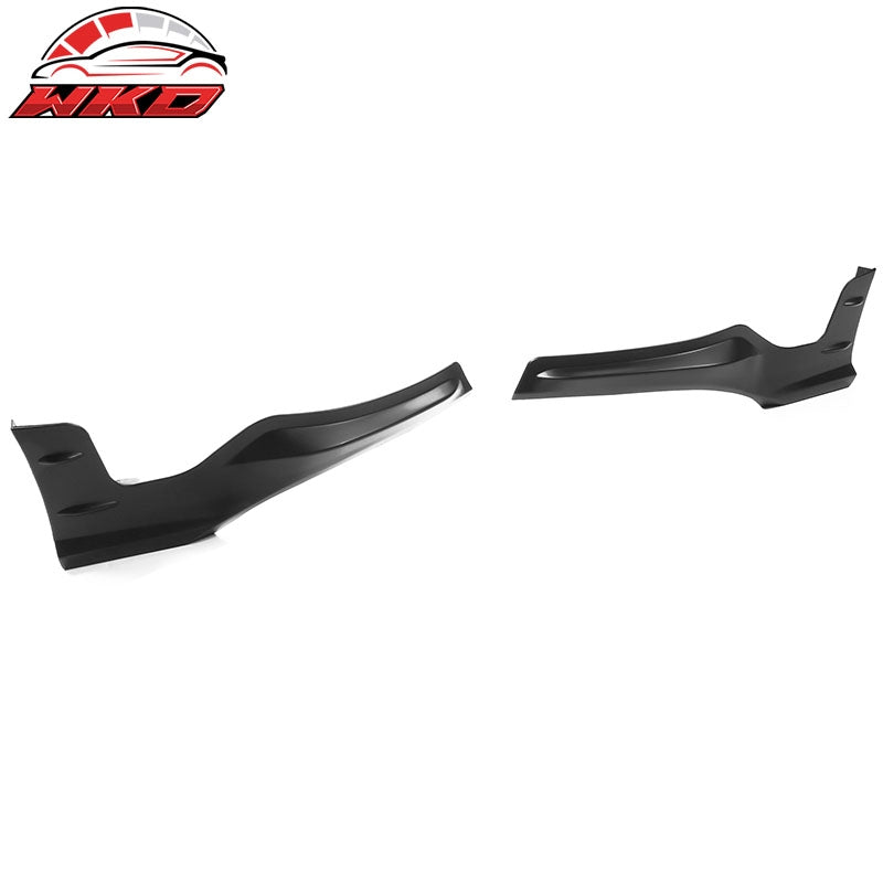 Fits 22-26 Honda Civic Hatchback Mugen Rear Bumper Lip Corner Apron Matte Black