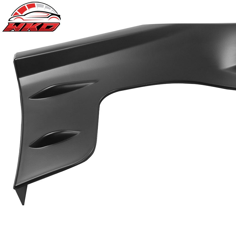 Fits 22-26 Honda Civic Hatchback Mugen Rear Bumper Lip Corner Apron Matte Black