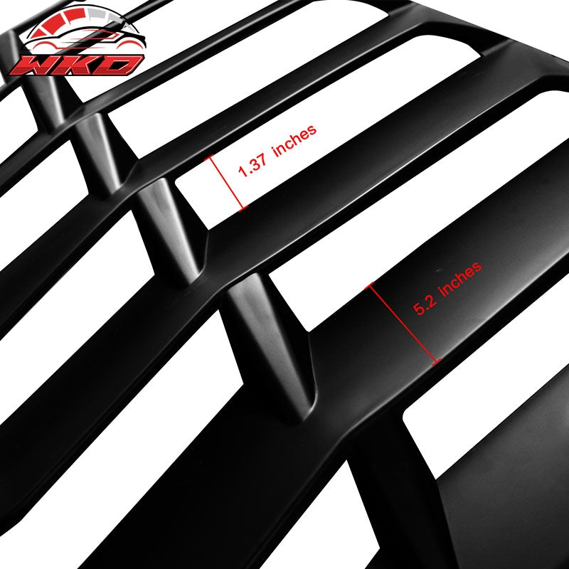 Wholesale 16-21 Honda Civic Sedan IKON Style Rear Window Louver Cover ABS Matte Black - Wikond Auto