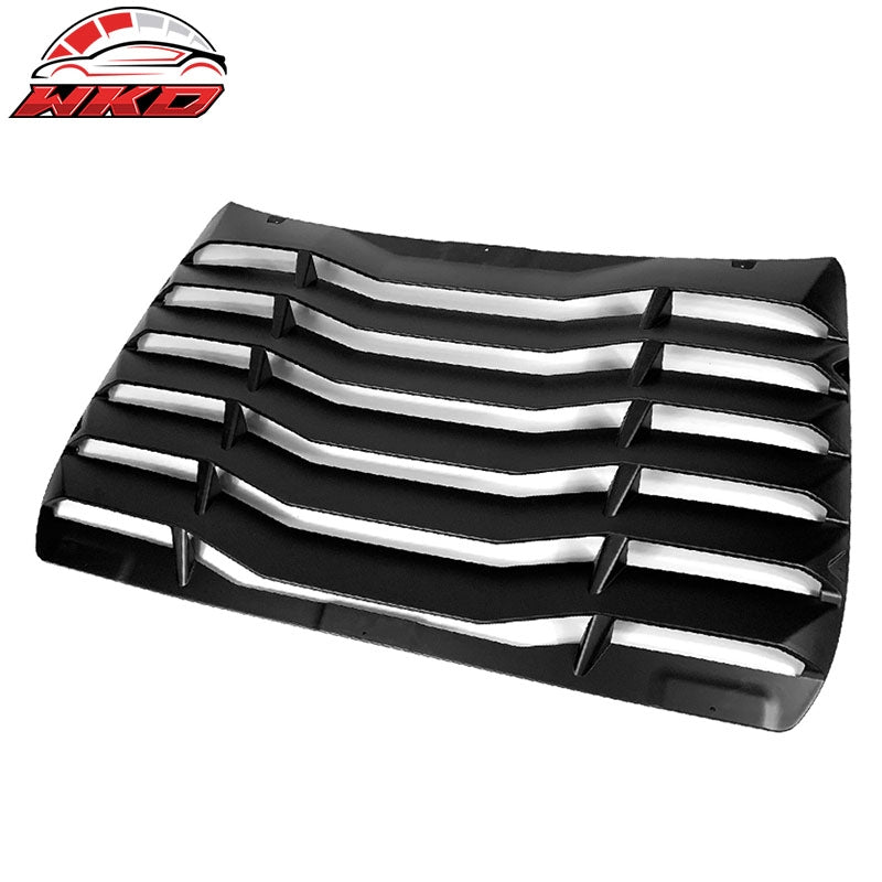 Wholesale 16-21 Honda Civic Sedan IKON Style Rear Window Louver Cover ABS Matte Black - Wikond Auto