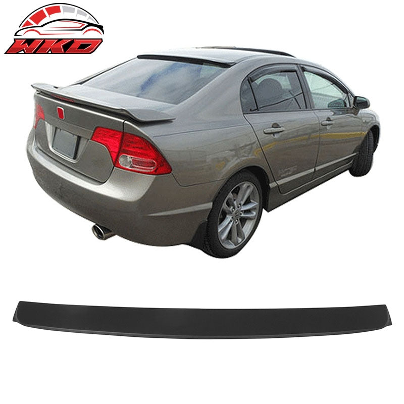 Wholesale 06-15 Honda Civic Sedan JDM Style Matte Black Rear Roof Spoiler Wing ABS