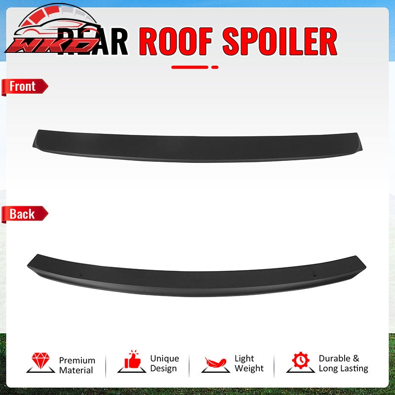 Fits 06-15 Honda Civic Sedan JDM Style Matte Black Rear Roof Spoiler Wing ABS