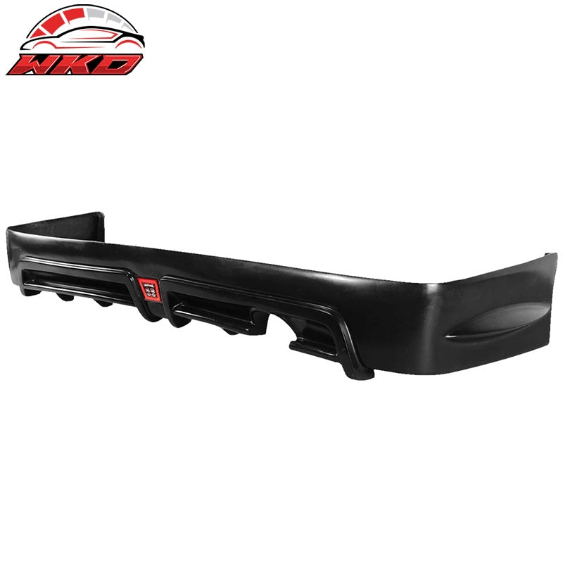 Fits 06-08 Honda Civic Sedan Mugen Style Front + Rear Bumper Lip & Brake Lamp